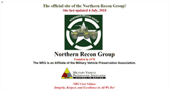Desktop Screenshot of northernrecongroup.org
